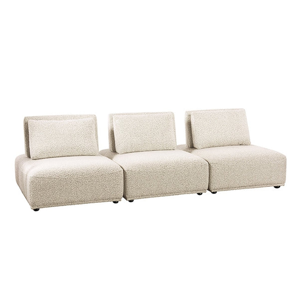 Furniture Of America Stavanger 3-Seater FM63001BG-A Beige Contemporary - sofafair.com