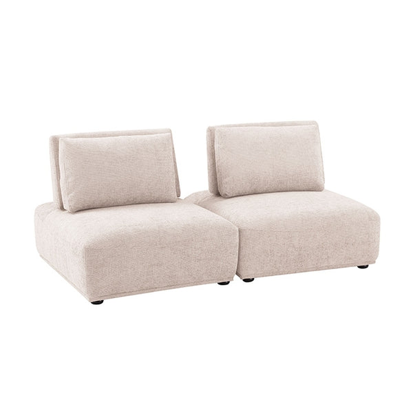 Furniture Of America Stavanger 2-Seater FM63001LB-B Light Brown Contemporary - sofafair.com