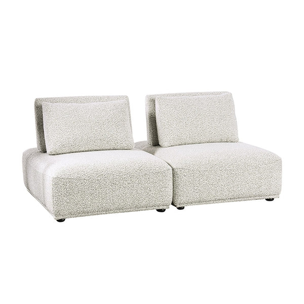 Furniture Of America Stavanger 2-Seater FM63001LG-B Light Gray Contemporary - sofafair.com