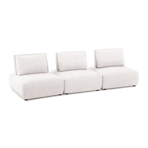 Furniture Of America Stavanger 3-Seater FM63001WH-A White Contemporary - sofafair.com