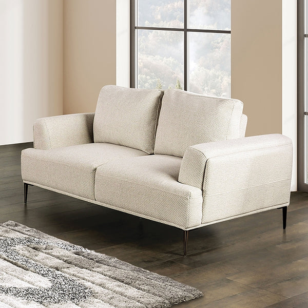 Furniture Of America Gladbach Lovesea FM63007BG-LV Beige Contemporary - sofafair.com