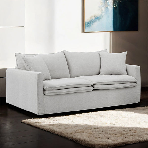 Furniture Of America Crayford Sofa FM63010LG-SF Light Gray Traditional - sofafair.com