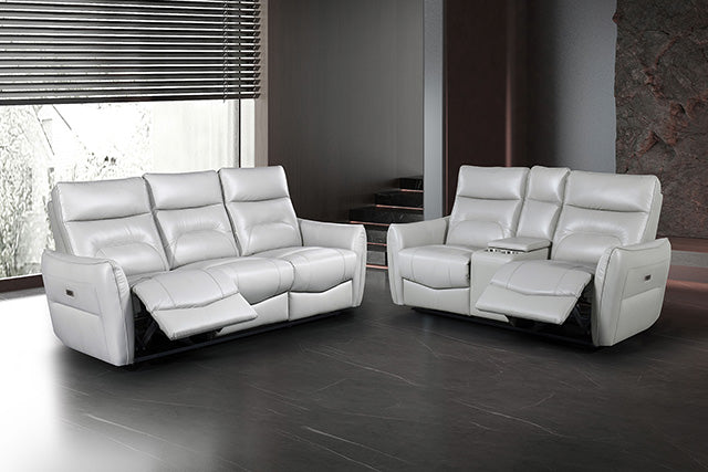 Furniture Of America Terentius Power Sofa FM69006TP-SF-PM Taupe Contemporary - sofafair.com