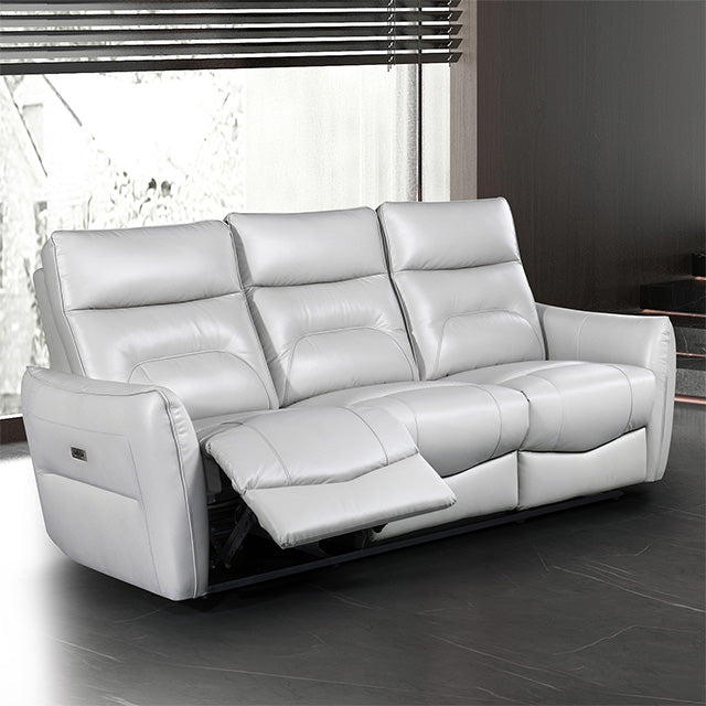 Furniture Of America Terentius Power Sofa FM69006TP-SF-PM Taupe Contemporary - sofafair.com