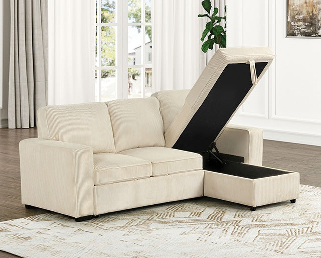 Furniture Of America Yves Sectional FM6964BG  - sofafair.com