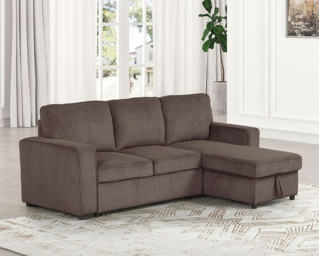 Furniture Of America Yves Sectional FM6964BR  - sofafair.com