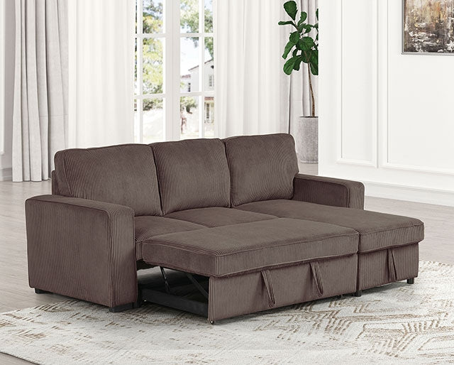 Furniture Of America Yves Sectional FM6964BR  - sofafair.com