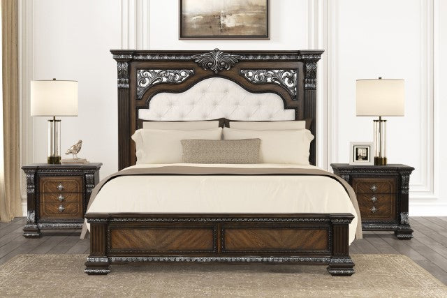 Furniture Of America Promenade Bed FM70002DB-CONF Espresso Traditional - sofafair.com