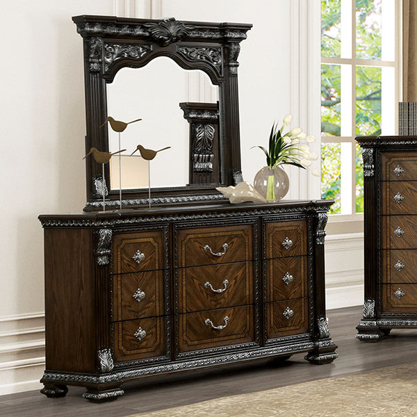 Furniture Of America Promenade Dresser w/Jewelry Box FM70002DB-D Espresso Traditional - sofafair.com