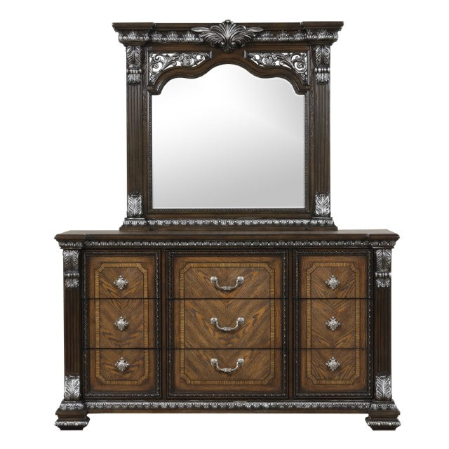 Furniture Of America Promenade Dresser w/Jewelry Box FM70002DB-D Espresso Traditional - sofafair.com