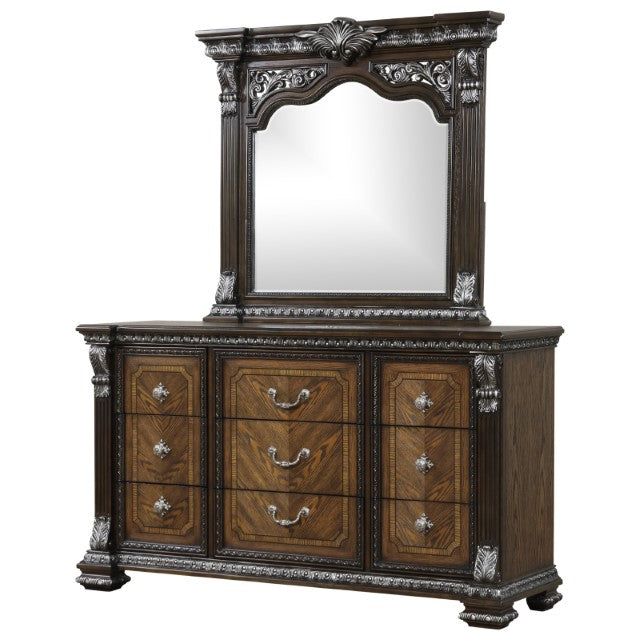 Furniture Of America Promenade Dresser w/Jewelry Box FM70002DB-D Espresso Traditional - sofafair.com