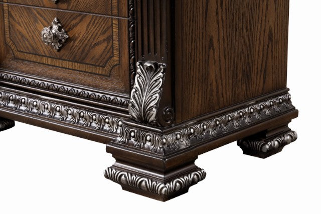 Furniture Of America Promenade Nightstand FM70002DB-N Espresso Traditional - sofafair.com