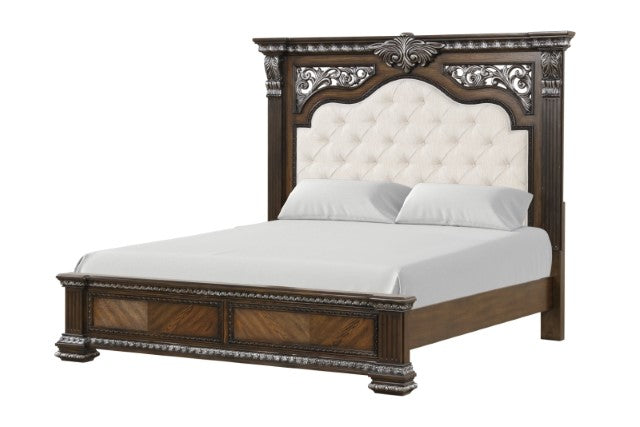 Furniture Of America Promenade Bed FM70002DB-CONF Espresso Traditional - sofafair.com