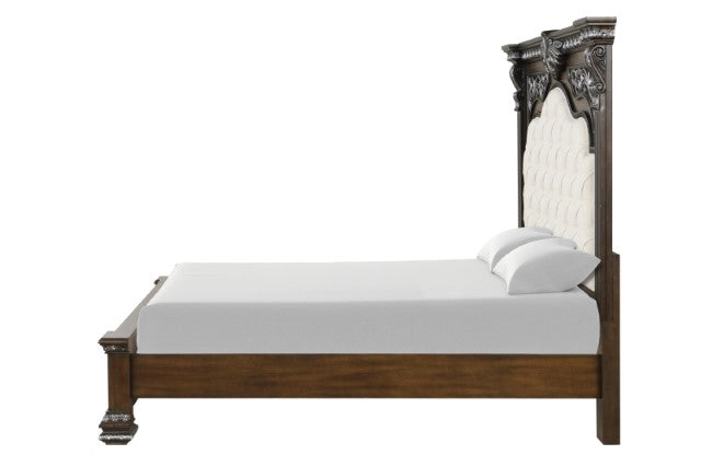 Furniture Of America Promenade Bed FM70002DB-CONF Espresso Traditional - sofafair.com