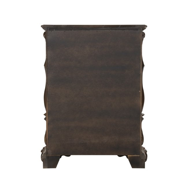 Furniture Of America Leovanni Chest FM70003DB-C Dark Brown Traditional - sofafair.com