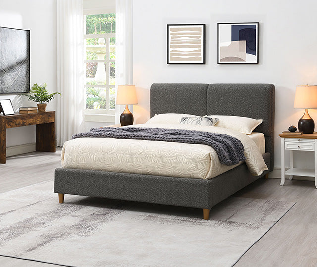 Furniture Of America Stavern Bed FM71000GY Gray Contemporary - sofafair.com