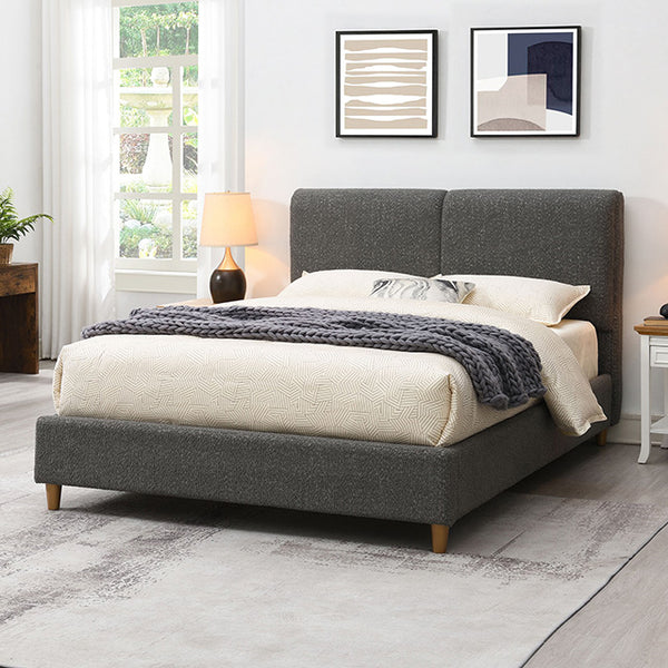 Furniture Of America Stavern Bed FM71000GY Gray Contemporary - sofafair.com