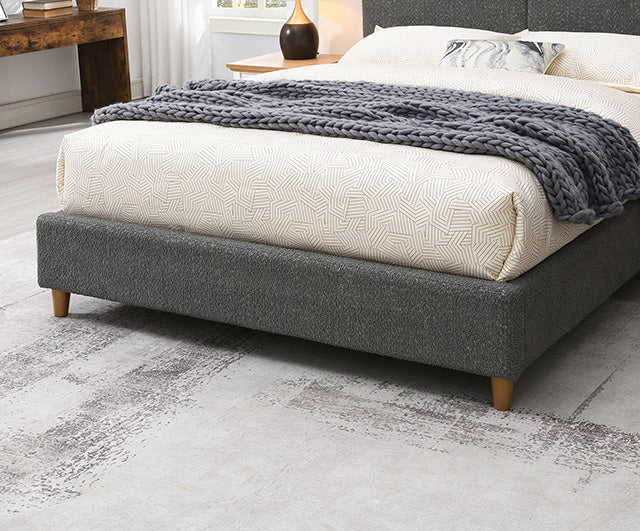 Furniture Of America Stavern Bed FM71000GY Gray Contemporary - sofafair.com