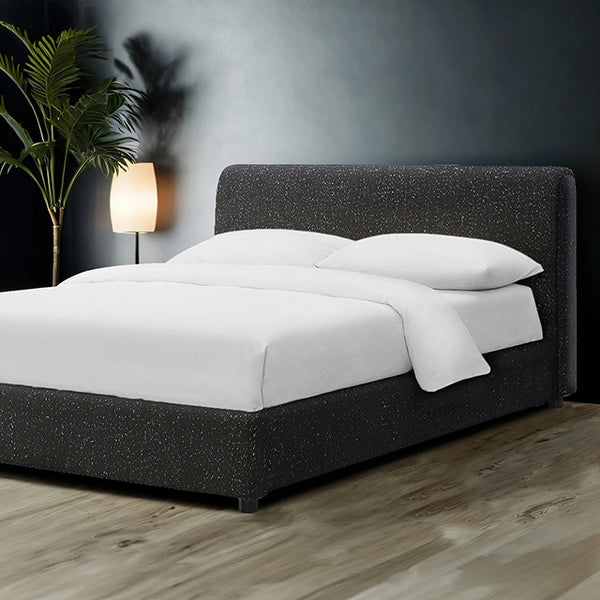 Furniture Of America Vertham Bed FM71001BK Black Contemporary - sofafair.com