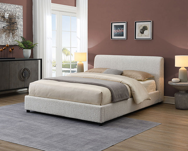 Furniture Of America Vertham Bed FM71001WH White Contemporary - sofafair.com