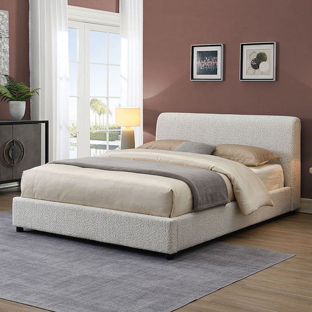 Furniture Of America Vertham Bed FM71001WH White Contemporary - sofafair.com