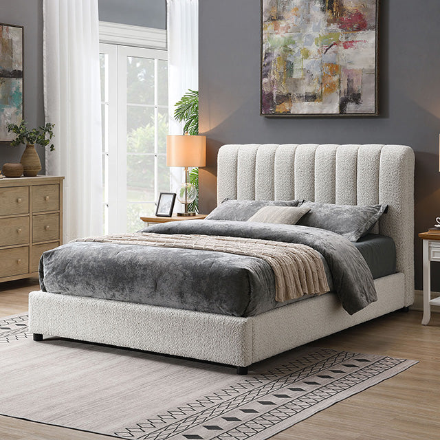 Furniture Of America Traverso Bed FM71002WH White Contemporary - sofafair.com