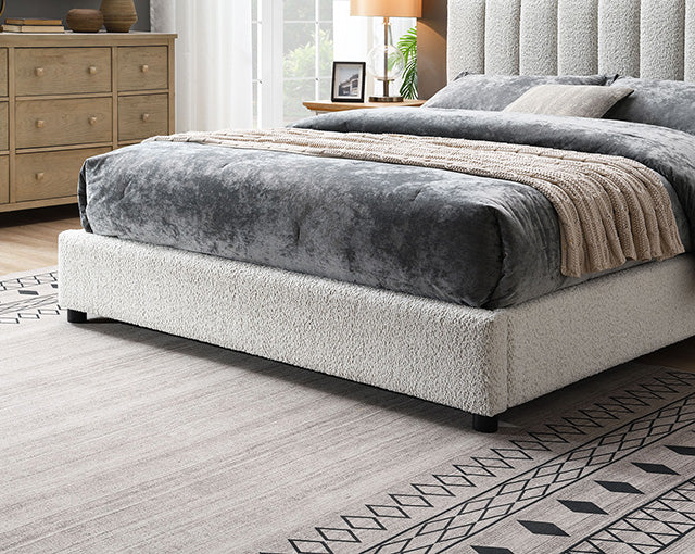 Furniture Of America Traverso Bed FM71002WH White Contemporary - sofafair.com