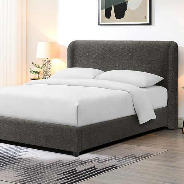 Furniture Of America Laverni Bed FM71003GY Gray Contemporary - sofafair.com