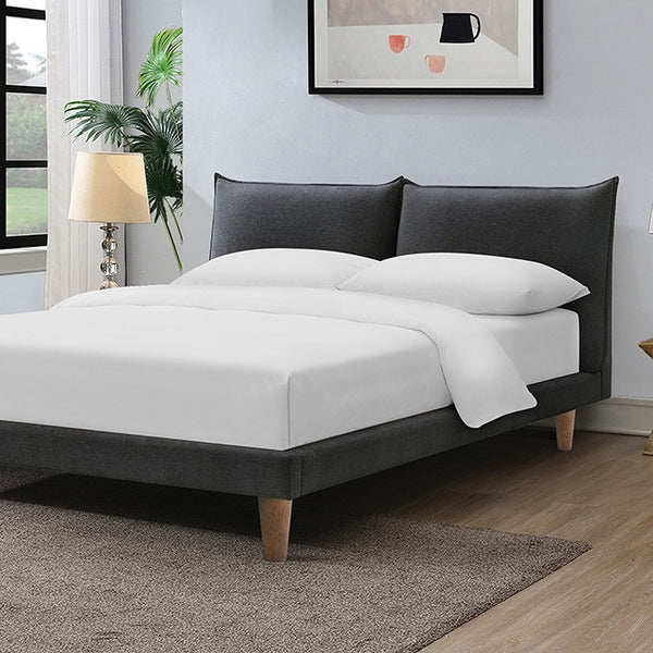 Furniture Of America Verwood Bed FM71004GY Gray Contemporary - sofafair.com