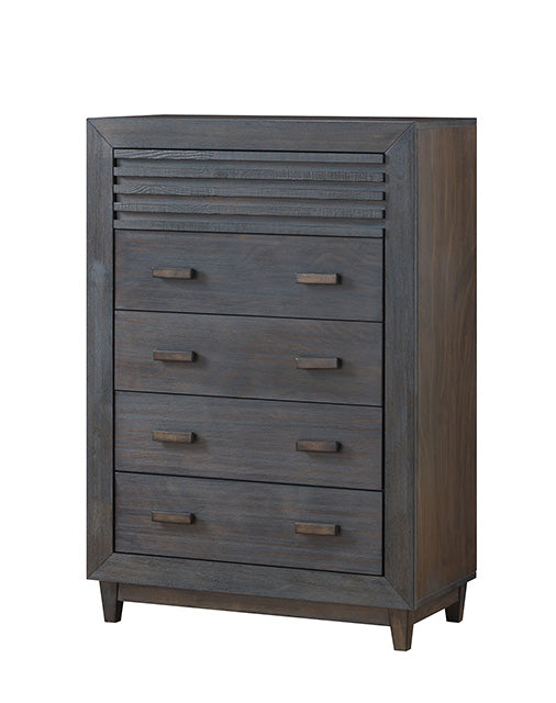 Furniture Of America Griffin Chest FM7108DB-C Charcoal Brown Transitional - sofafair.com