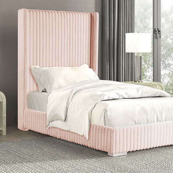 Furniture Of America Cadwell Bed FM7120PK-CONF Pink Contemporary - sofafair.com