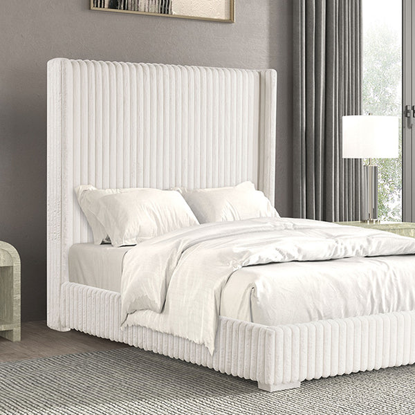 Furniture Of America Cadwell Bed FM7120WH-CONF White Contemporary - sofafair.com