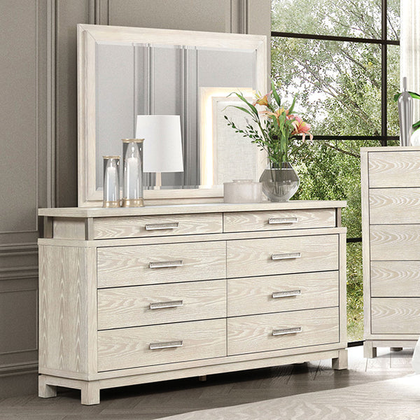 Furniture Of America Lafayette Dresser FM71501GY-D Weathered Gray Transitional - sofafair.com