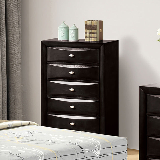 Furniture Of America Zosimo Chest FM7210BK-C Black Transitional - sofafair.com