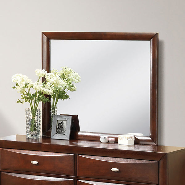 Furniture Of America Zosimo Mirror FM7210CH-M Dark Cherry Transitional - sofafair.com