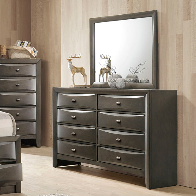 Furniture Of America Zosimo Dresser FM7210GY-D Gray Transitional - sofafair.com