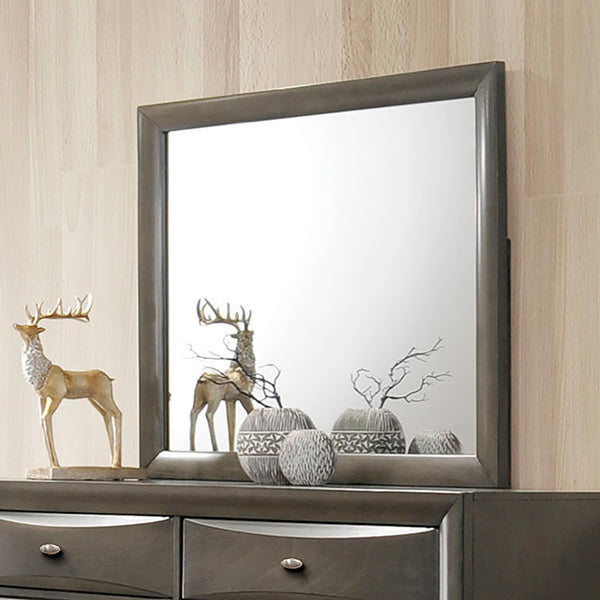 Furniture Of America Zosimo Mirror FM7210GY-M Gray Transitional - sofafair.com