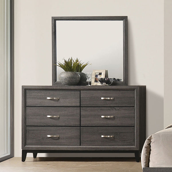 Furniture Of America Errico Dresser FM7215GY-D Gray Contemporary - sofafair.com