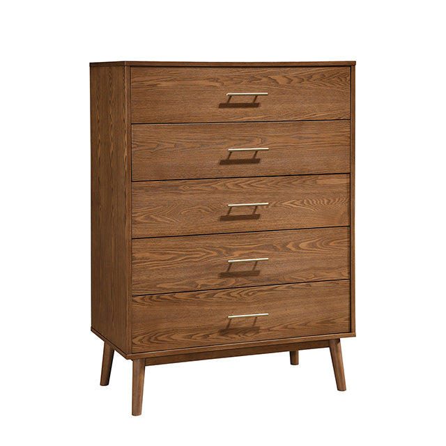 Furniture Of America Tromso Chest FM7220WN-C Walnut Mid-Century Modern - sofafair.com