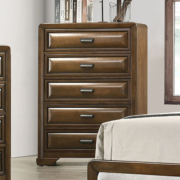 Furniture Of America Caerwys Chest FM7231BR-C Brown Transitional - sofafair.com