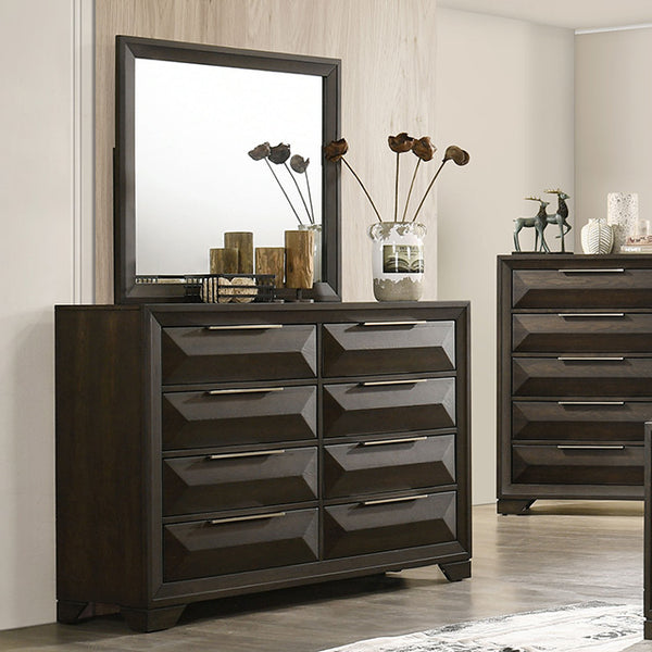 Furniture Of America Hexham Dresser FM7232BR-D Espresso Transitional - sofafair.com