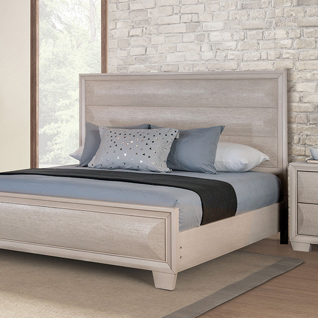 Furniture Of America Chemnitz Bed FM7399WH White Transitional - sofafair.com