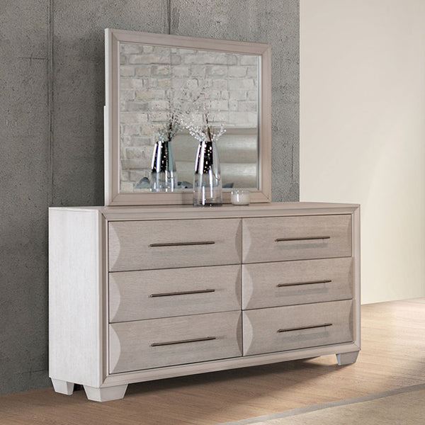 Furniture Of America Chemnitz Dresser FM7399WH-D White Transitional - sofafair.com