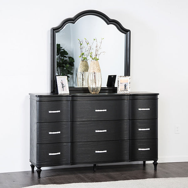 Furniture Of America Eleanora Dresser FM7416BK-D Black Glam - sofafair.com