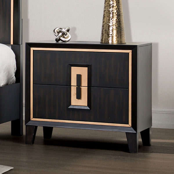 Furniture Of America Kenyada Night Stand FM7421ES-N Espresso Contemporary - sofafair.com