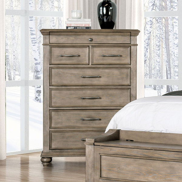 Furniture Of America Philomath Chest FM7430BR-C Aged Oak Transitional - sofafair.com