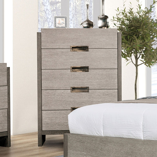 Furniture Of America Grimsby Chest (w/ Felt Line) FM7597GY-C Gray Contemporary - sofafair.com