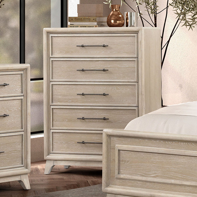 Furniture Of America Midhurst Chest FM7600AK-C Oak Transitional - sofafair.com