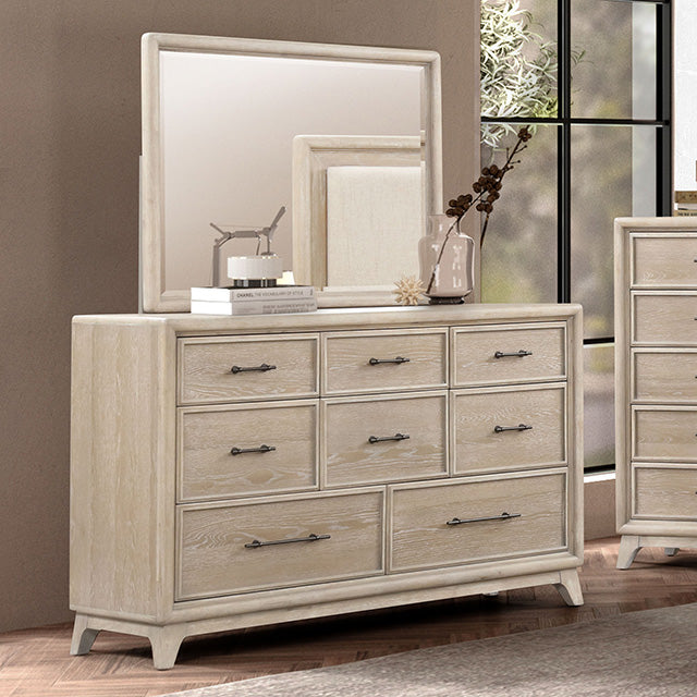 Furniture Of America Midhurst Dresser FM7600AK-D Oak Transitional - sofafair.com