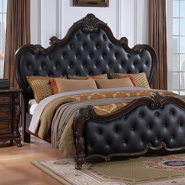 Furniture Of America Ventresca Bed FM7635CH Dark Cherry Traditional - sofafair.com